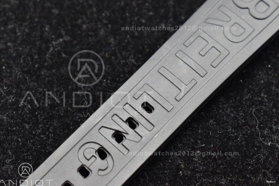 Dial With Bezel A2824 Edition Superocean Automatic On Black Orange 1:1 Strap 44 And Rehaut Best Black Rubber BLSF 1105